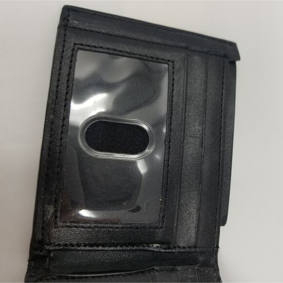 Perry Ellis Black Leather Men's Wallet - Picture 4 of 8